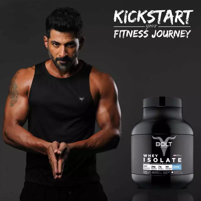 Bolt 100% Whey Isolate Super-Charged With Phycocyanin