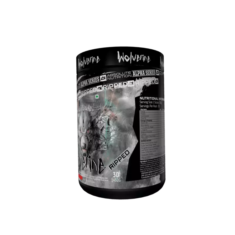 Absolute Nutrition Pre Workout Ripped Wolverine