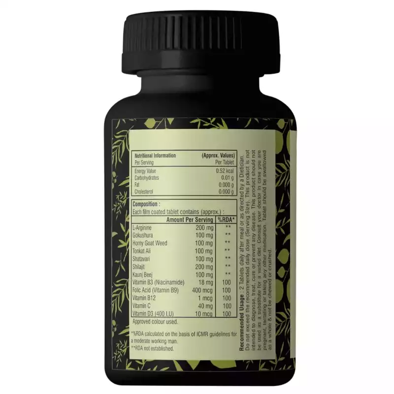 Bold Care Surge L Arginine & Gokshura Tablets – Energy Booster Supplements for Men
