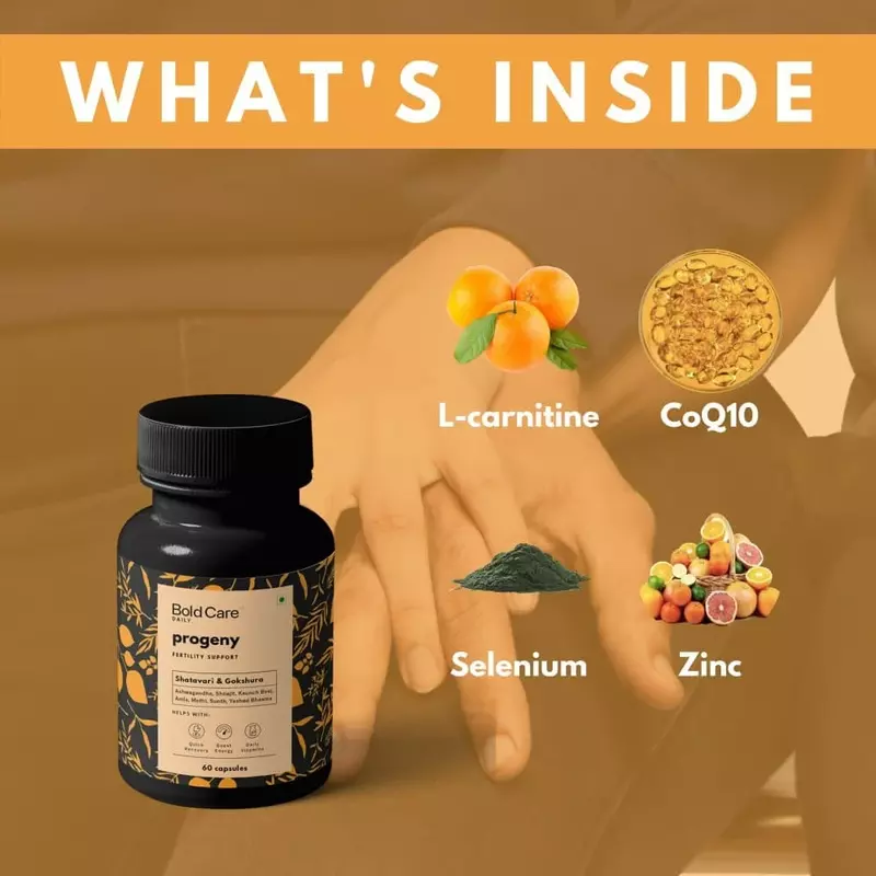Bold Care Progeny Gokshura, Shatavari, Ashwagandha &amp; More – Strength Booster Supplements for Men