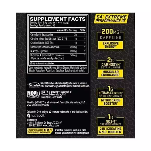 Cellucor C4 Extreme Pre Workout Powder