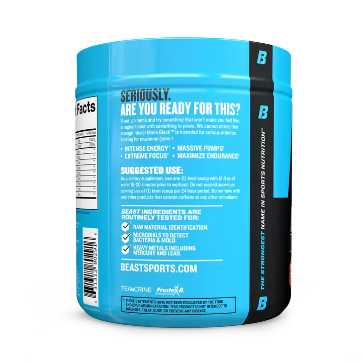 Beast Mode Black Pre-workout