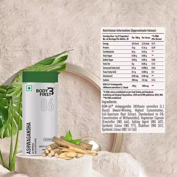 Body First KSM-66 Ashwagandha 500mg