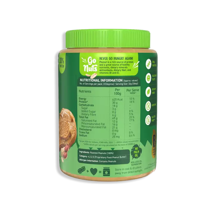 Alpino Natural Peanut Butter Crunch