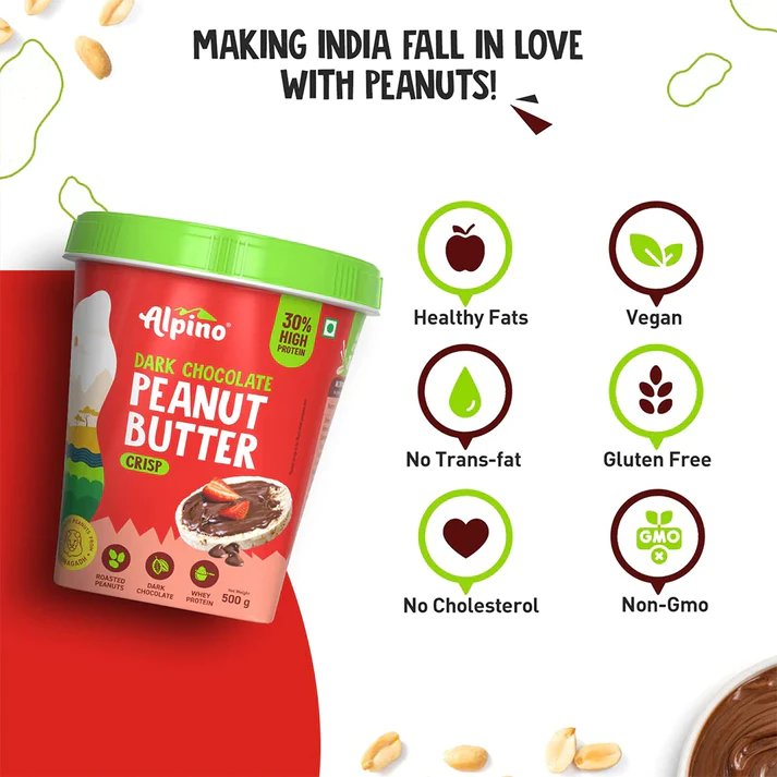 Alpino Dark Chocolate Peanut Butter Smooth