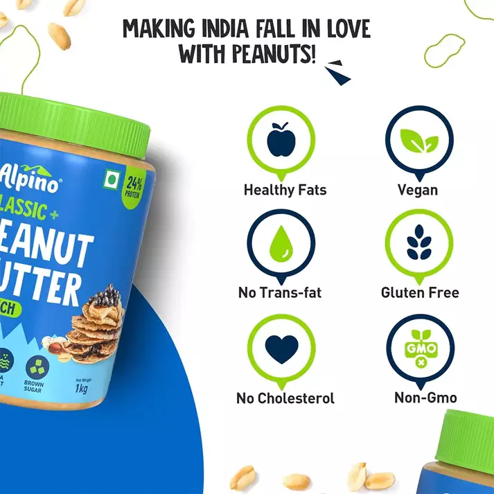 Alpino Peanut Butter Classic+ Crunch