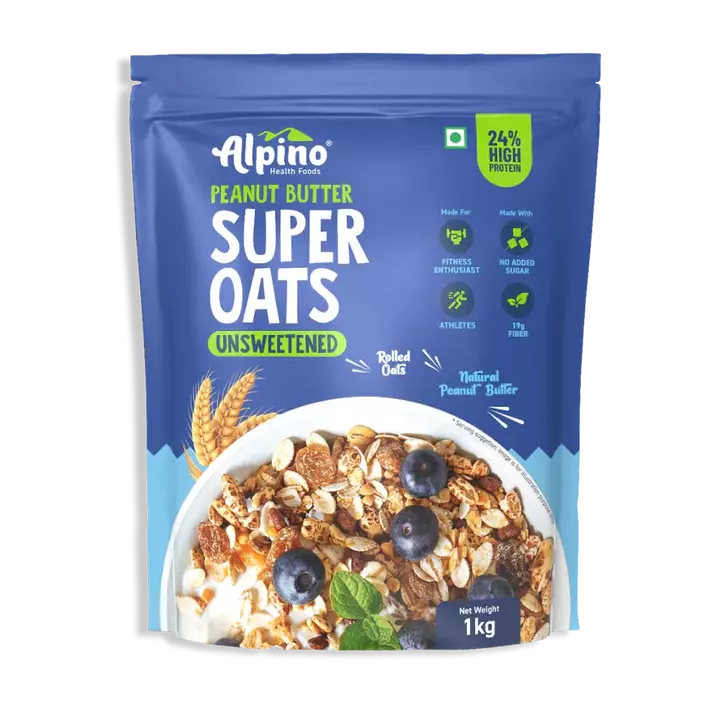 Alpino High Protein Rolled Oats Honey 1kg