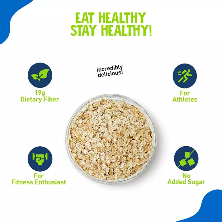 Alpino High Protein Rolled Oats Honey 1kg