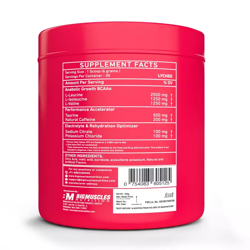 Bigmuscles Bcaa Energy