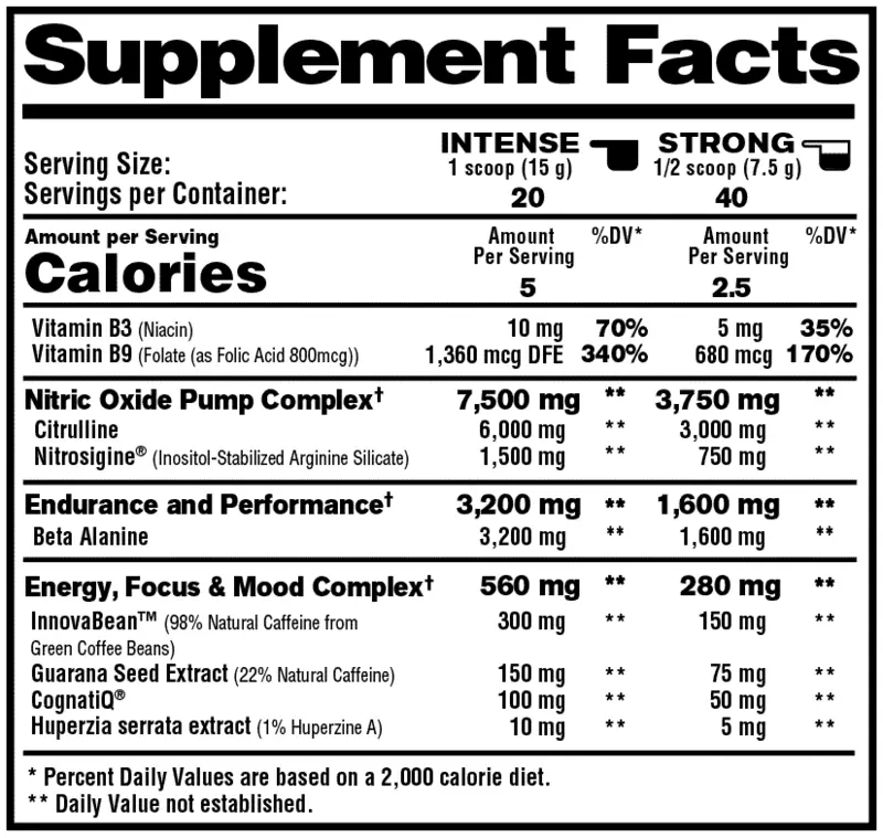 1UP Nutrition All In One Pre Workout