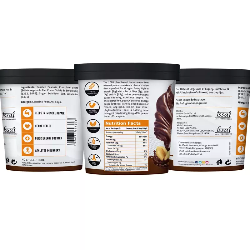 Asitis ATOM Chocolate Peanut Butter