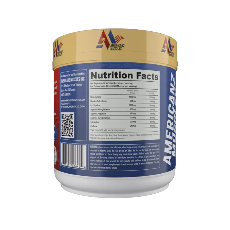 Americanz Muscles Super Human Pre-Workout