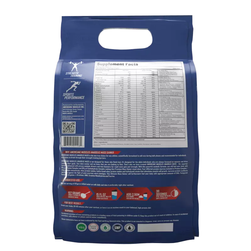 Americanz Muscles Anabolic Mass Gainer