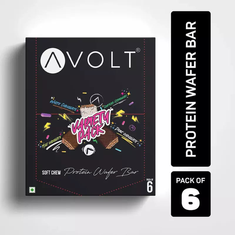 Avolt Nutrition Protein Wafer Bar - Variety Pack