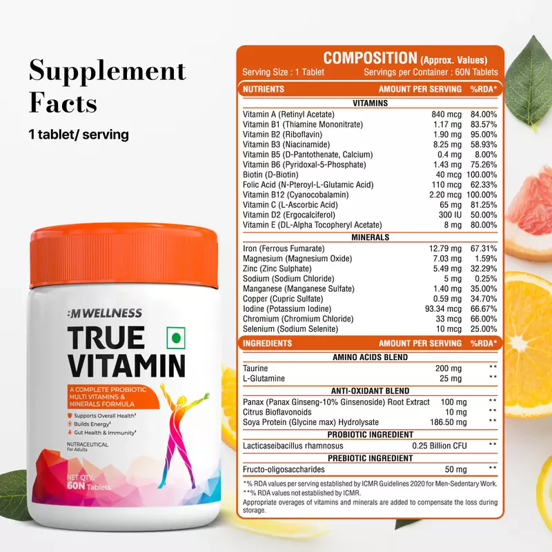 BM Welness True Vitamin Multivitamin
