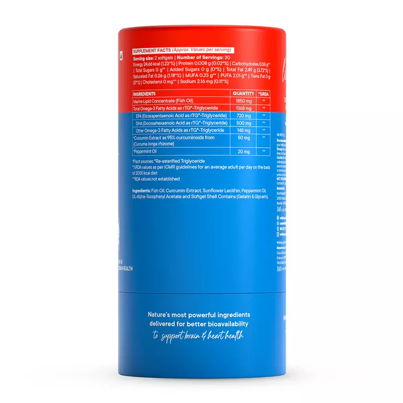 4x Strength Omega 3 Fish Oil