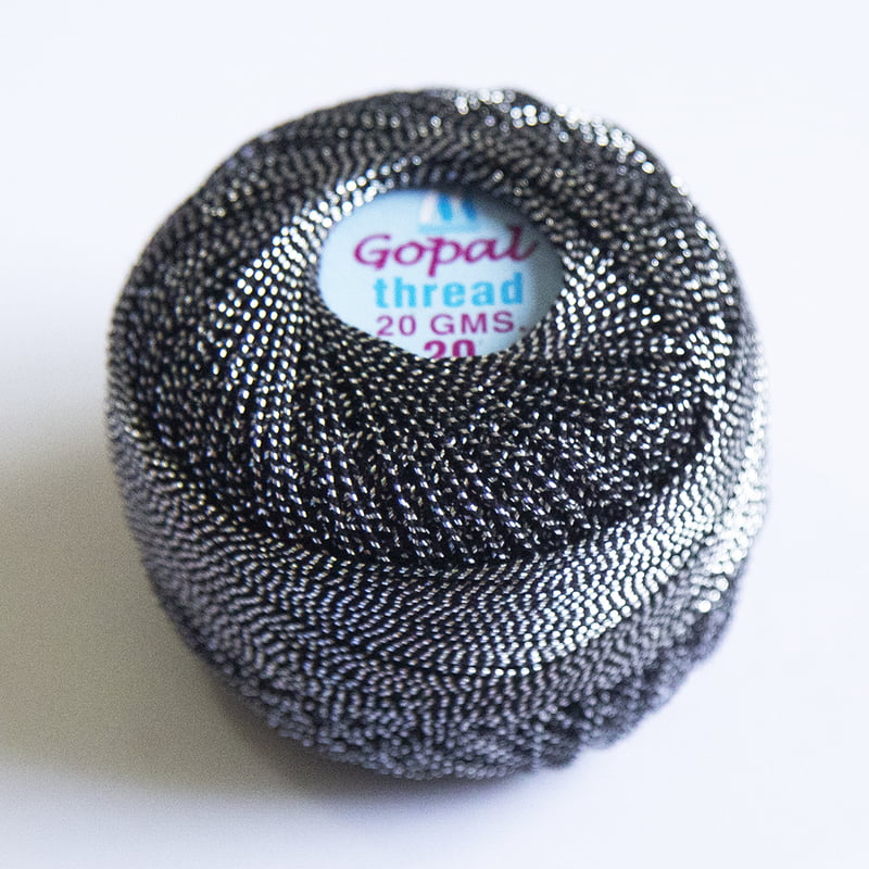 Gopal Mercer Metallic  No.20 -1002 Gopal Mercer Metallic  No.20 -1002