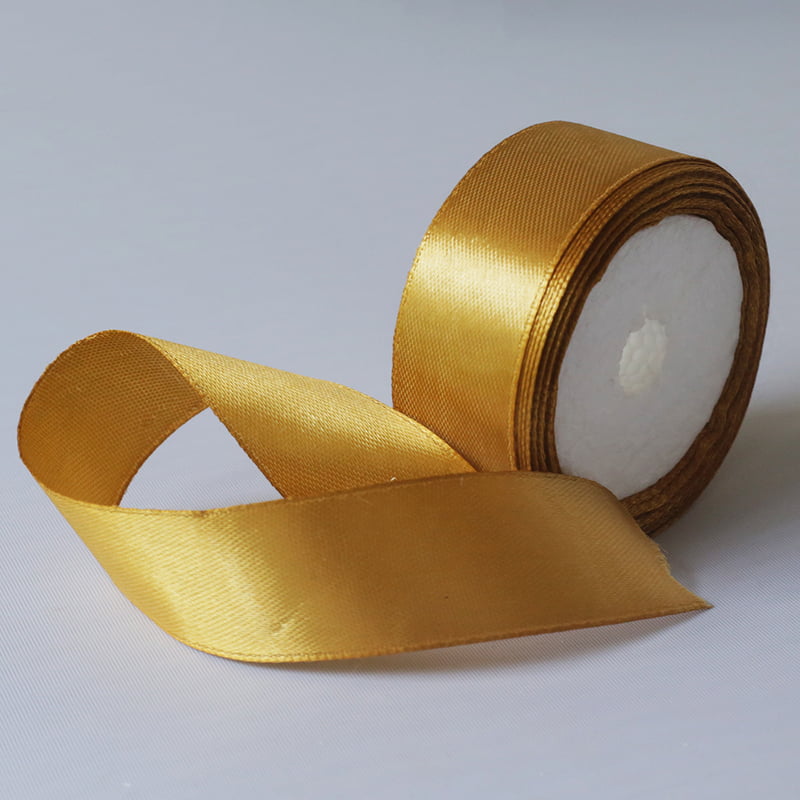 Satin Ribbon Gold 1 Inch Satin Ribbon Gold 1 Inch