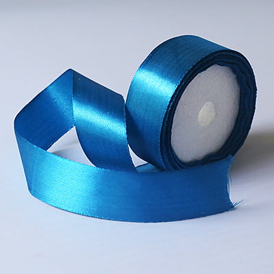 Satin Ribbon Blue 1 Inch