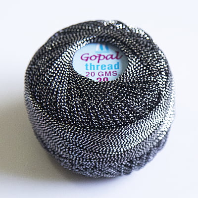 Gopal Mercer Metallic  No.20 -1002 Gopal Mercer Metallic  No.20 -1002