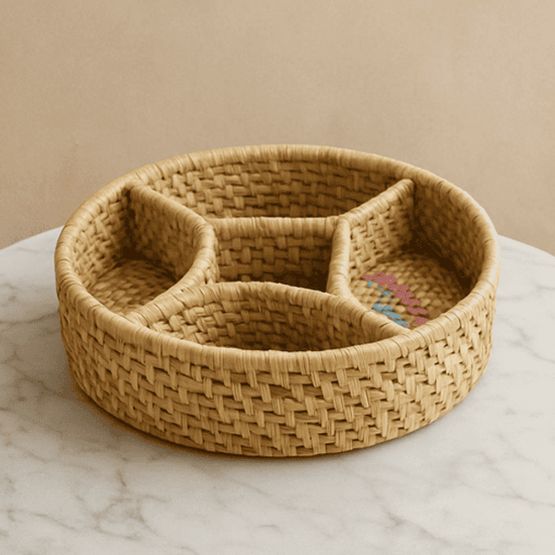 Dry fruits basket with partitions