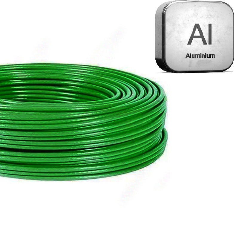20Mtr Roll Aluminium Earthing cables green 25 sq.mm -Multistrand LA/Earthing Cables