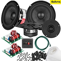 DS52KIT 5.25" 4OHMS HIFI BOOKSHELF DIY SET DS52KIT 5.25" 4OHMS HIFI BOOKSHELF DIY SET