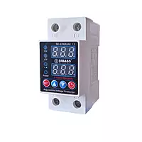 Automatic Over/Under Voltage and Over Load Protection (Adjustable Setting) with Auto Re-Connect 63A