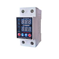 Automatic Over/Under Voltage and Over Load Protection (Adjustable Setting) with Auto Re-Connect 63A