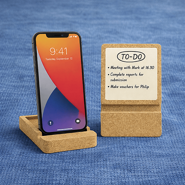 Memo Holder + Phone Stand