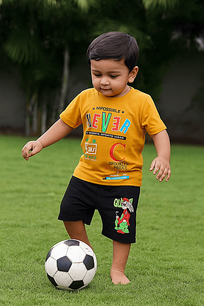 Cotton Shorts sets combo-Pack of 2