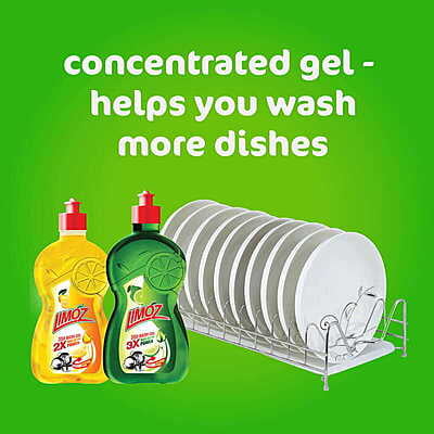 Limoz 2X Active Power Lemon | Dish Wash Gel |2 Pack Limoz 2X Active Power Lemon | Dish Wash Gel |2 Pack