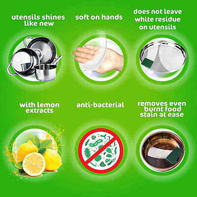 Limoz 2X Active Power Lemon | Dish Wash Gel |2 Pack Limoz 2X Active Power Lemon | Dish Wash Gel |2 Pack