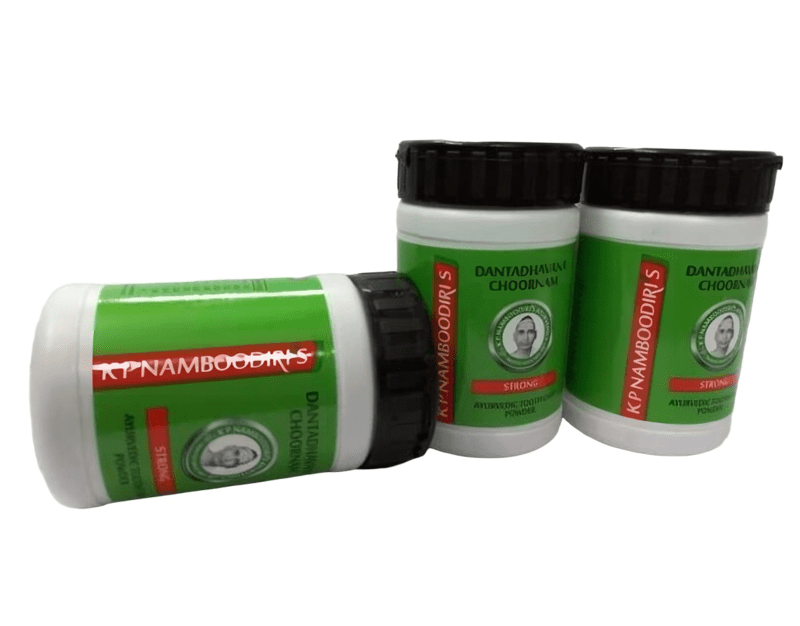 KP Namboodiri's Dantadhavana chooranam(Strong)40gram 3Pack
