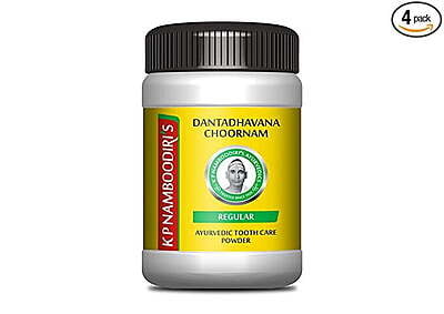 KP Namboodiris Ayurvedic Dental Regular Powder(80g) 4 pack