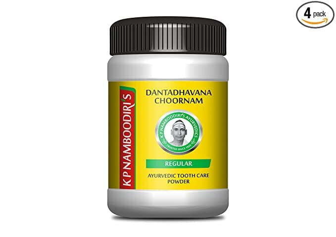 KP Namboodiris Ayurvedic Dental Regular Powder(80g) 4 pack KP Namboodiris Ayurvedic Dental Regular Powder(80g) 4 pack