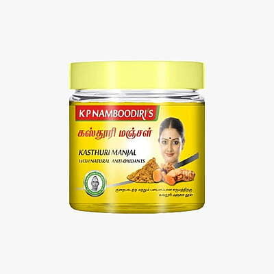 KP Namboodiris Kasthoori manjal 50g with 4 Pack