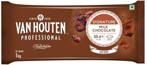VanHouten Milk Chocolate - 35.6% 1kg