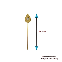 Brass Lord Murugan Vel for Pooja Offering (Venduthal Kanikkai) Meduiem
