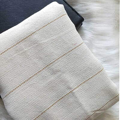 Monk Cloth Polyester White