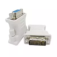 DVI to VGA Male to Female Video Converter Adapter Compatible with PC Laptop for Graphics Cards, Computer, HDTV, Monitor