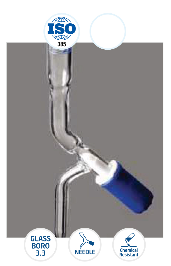 Burette, with Boroflow stopcock, Class B GLASSCO