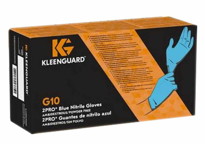 Blue Nitrile Gloves G10 2PRO KLEENGUARD TARSONS