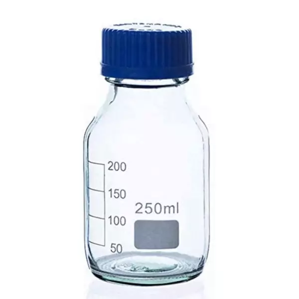 Screw Cap Bottle Clear Narrow Mouth, Complies with DIN/ISO 4796 GLASSCO