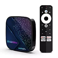 HAKO Pro Google Certified Android TV Box | 4GB RAM + 32GB ROM | 4K HDR | Voice Remote | Android TV 11