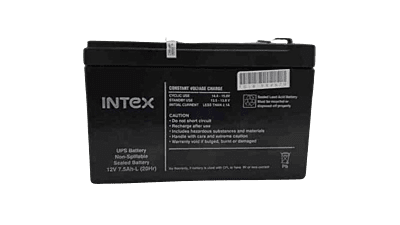Refurbished Intex 12V 7.5 AH Intex IT-1275 UPS Battery