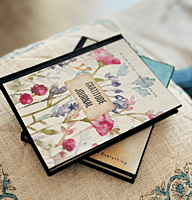 Pink Garden Gratitude Handmade Paper Journal Diary