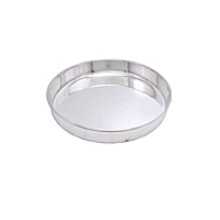 Silver Plain Plate for Pooja,Home (13.3CM)