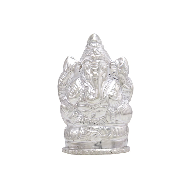 Silver Lord Ganesh Idol, Statue Silver Lord Ganesh Idol, Statue