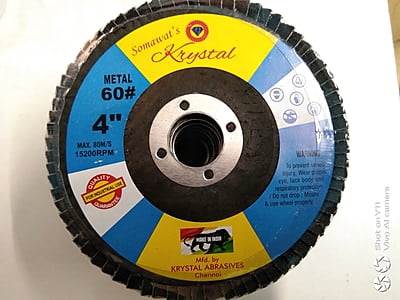 AG4 FLAP DISC 60GRIT-KRYSTAL